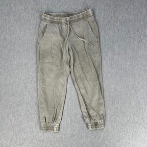 Cloth & Stone Jogger Pant Women S Green Drawstring Casual Slash Pockets 29Wx26L